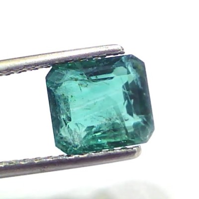 3.28 Ct GII Certified Untreated Natural Zambian Emerald Gems AAAAA
