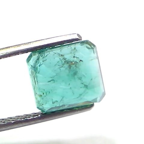 3.28 Ct GII Certified Untreated Natural Zambian Emerald Gems AAAAA