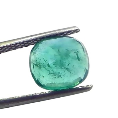 3.29 Ct GII Certified Untreated Natural Zambian Emerald Panna AAA 3.29 Ct GII Certified Untreated Natural Zambian Emerald Panna AAA