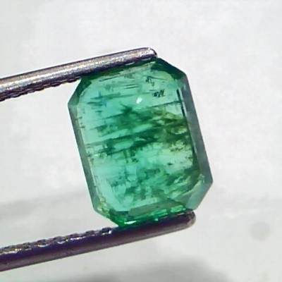 3.29 Ct GII Certified Untreated Natural Zambian Emerald Gemstones