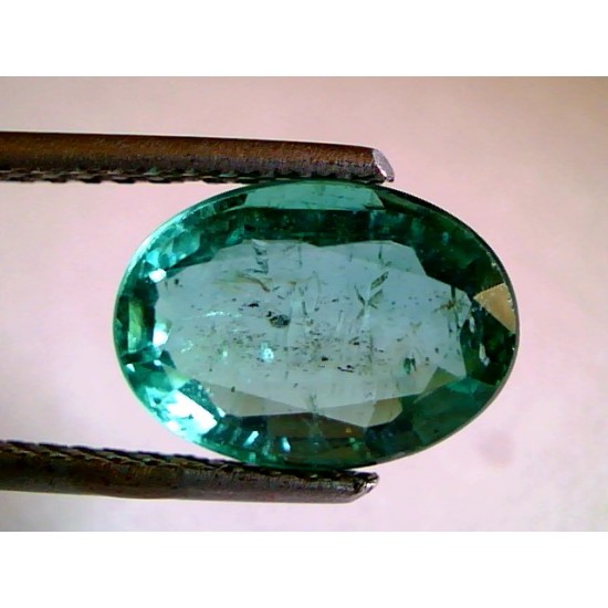 3.30 Ct Untreated VVS clean Natural Zambian Emerald,Real Panna