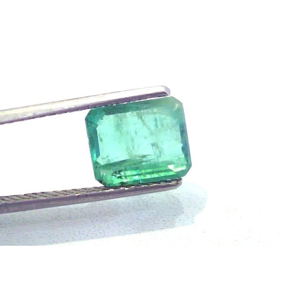 3.30 Ct Unheated Untreated Natural Zambian Emerald Gemstone