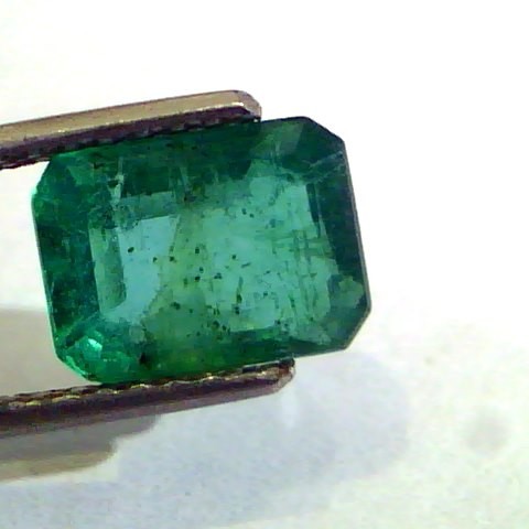 3.30 Ct Unheated Untreated Natural Zambian Emerald Gemstone AA