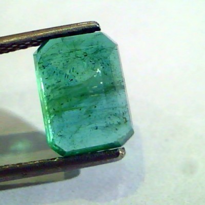 3.30 Ct Unheated Untreated Natural Zambian Emerald Gemstone AA
