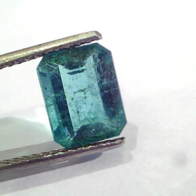 3.38 Ct Untreated Natural Zambian Emerald Gemstone Panna AAA