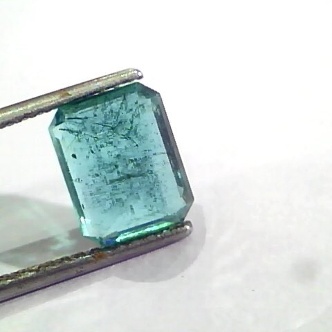 3.38 Ct Untreated Natural Zambian Emerald Gemstone Panna AAA