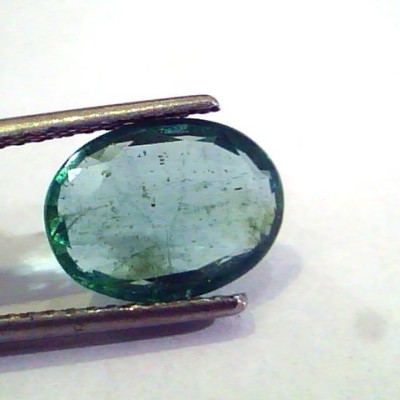 3.33 Ct Untreated Natural Zambian Emerald Gemstone Panna stone