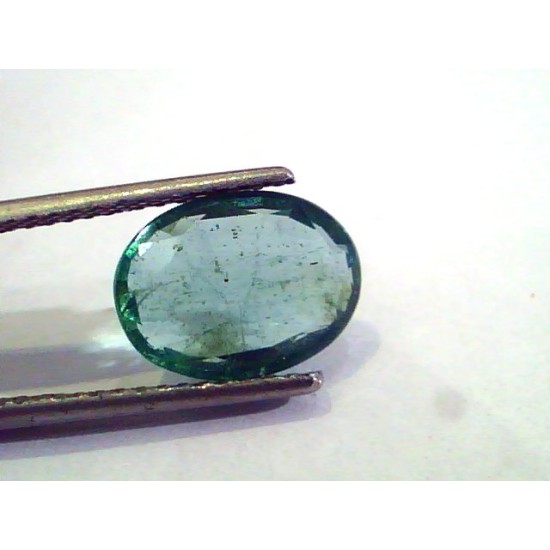 3.33 Ct Untreated Natural Zambian Emerald Gemstone Panna stone