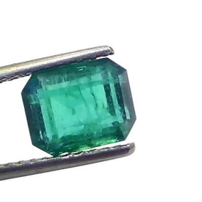 3.33 Ct GII Certified Untreated Natural Zambian Emerald Panna AAA 3.33 Ct GII Certified Untreated Natural Zambian Emerald Panna AAA