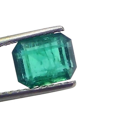 3.33 Ct GII Certified Untreated Natural Zambian Emerald Panna AAA 3.33 Ct GII Certified Untreated Natural Zambian Emerald Panna AAA