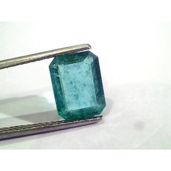 3.41 Ct Untreated Natural Zambian Emerald Gemstone Panna AAA