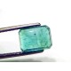 3.34 Ct GII Certified Untreated Natural Zambian Emerald Gemstone AAA