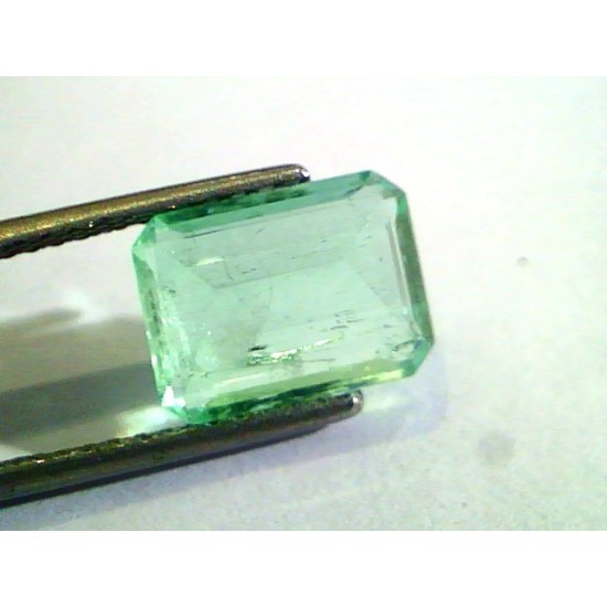 3.35 Ct Unheated Natural Colombian Emerald Gemstone