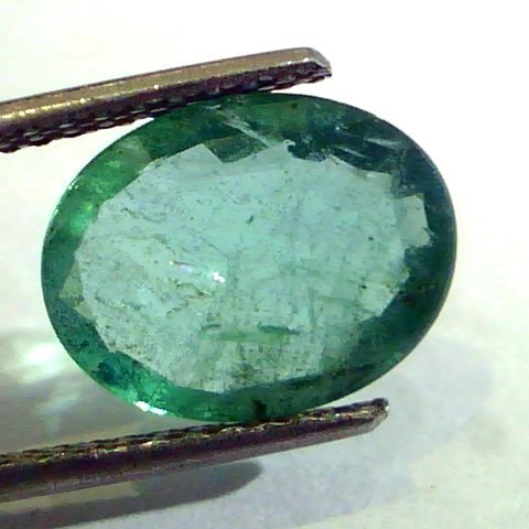3.33 Ct Unheated Untreated Natural Zambian Emerald Panna Gems