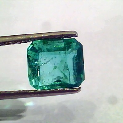 3.35 Ct Untreated Natural Zambian Emerald Gemstone Panna AA++
