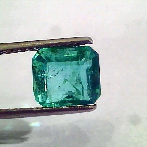 3.35 Ct Untreated Natural Zambian Emerald Gemstone Panna AA++