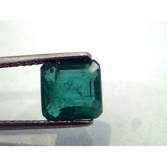 3.36 Ct Unheated Untreated Premium Natural Zambian Emerald AAA