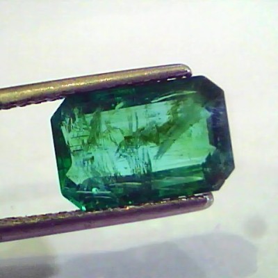 3.37 Ct Untreated Natural Zambian Emerald Gemstone Panna