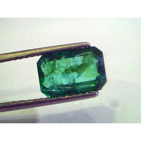 3.37 Ct Untreated Natural Zambian Emerald Gemstone Panna