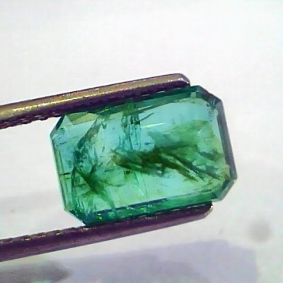 3.37 Ct Untreated Natural Zambian Emerald Gemstone Panna