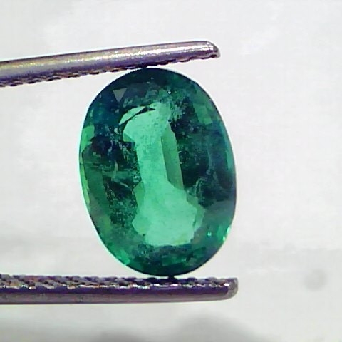 3.36 Ct GII Certified Untreated Natural Zambian Emerald Gems AAAAA