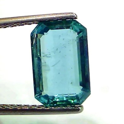 3.36 Ct GII Certified Untreated Natural Zambian Emerald Gemstone Panna AA