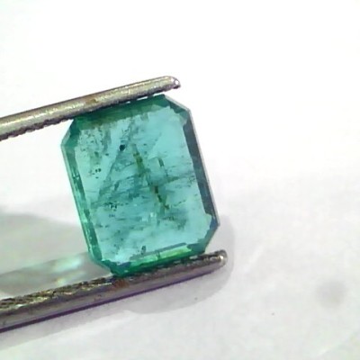 3.45 Ct Untreated Natural Zambian Emerald Gemstone Panna AAA