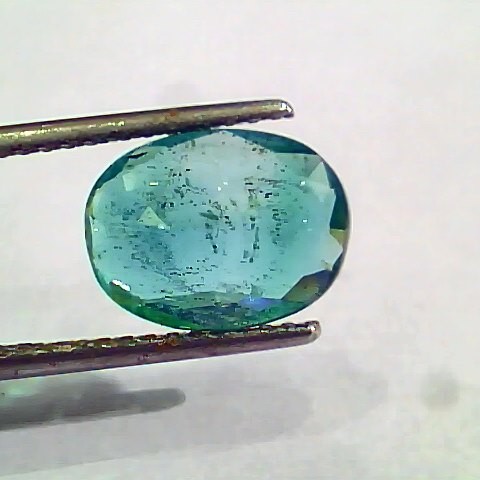 3.37 Ct Untreated Natural Zambian Emerald Gemstone Panna AA++