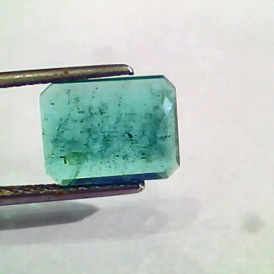3.38 Ct Untreated Natural Zambian Emerald Gemstone Panna AA++