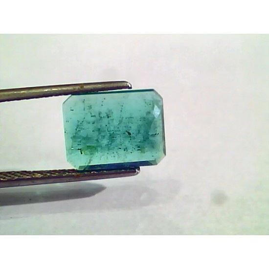 3.38 Ct Untreated Natural Zambian Emerald Gemstone Panna AA++
