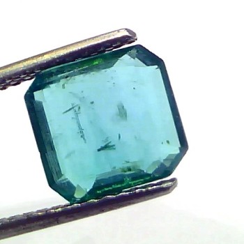 3.39 Ct GII Untreated Natural Zambian Emerald Gemstone Panna AAA