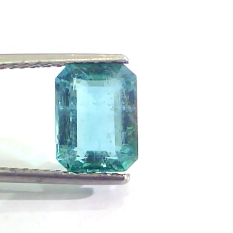 3.39 Ct Untreated Natural Zambian Emerald Gemstone Panna AAAAA