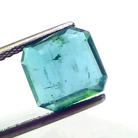 3.39 Ct GII Untreated Natural Zambian Emerald Gemstone Panna AAA