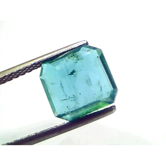 3.39 Ct GII Untreated Natural Zambian Emerald Gemstone Panna AAA