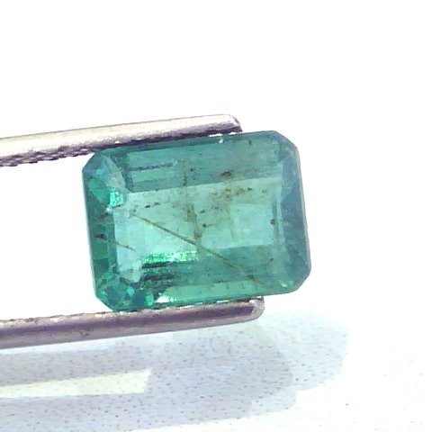 3.40 Ct Unheated Untreated Natural Zambian Emerald Gemstone
