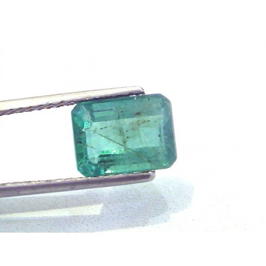 3.40 Ct Unheated Untreated Natural Zambian Emerald Gemstone