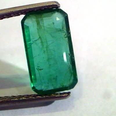 3.44 Ct Unheated Untreated Natural Zambian Emerald Gemstone AA