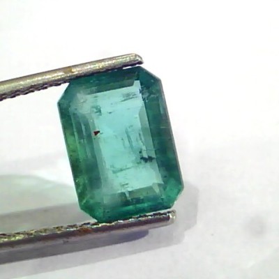 3.47 Ct Untreated Natural Zambian Emerald Gemstone Panna AAA