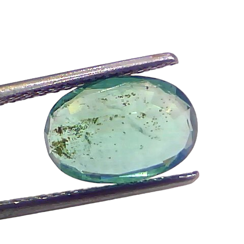 3.42 Ct GII Certified Untreated Natural Zambian Emerald Panna Gemstone 3.42 Ct GII Certified Untreated Natural Zambian Emerald Panna Gemstone