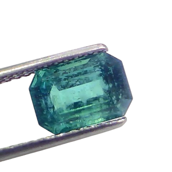 3.42 Ct GII Certified Untreated Natural Zambian Emerald Panna Gemstone 3.42 Ct GII Certified Untreated Natural Zambian Emerald Panna Gemstone