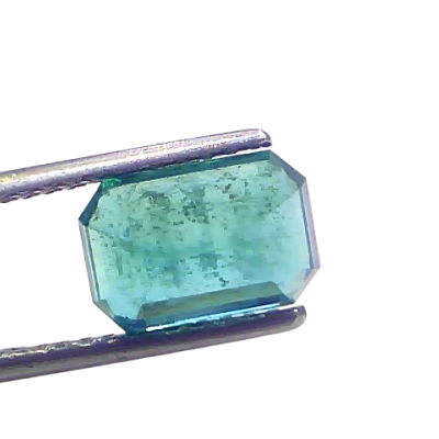 3.42 Ct GII Certified Untreated Natural Zambian Emerald Panna Gemstone 3.42 Ct GII Certified Untreated Natural Zambian Emerald Panna Gemstone