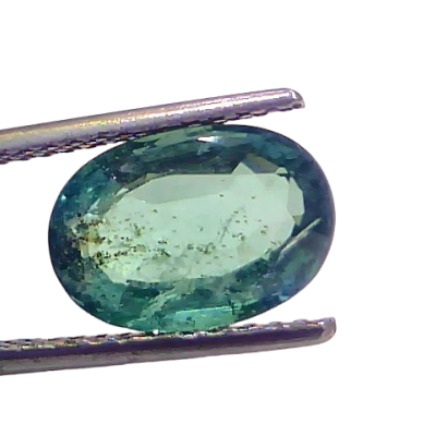 3.42 Ct GII Certified Untreated Natural Zambian Emerald Panna Gemstone 3.42 Ct GII Certified Untreated Natural Zambian Emerald Panna Gemstone