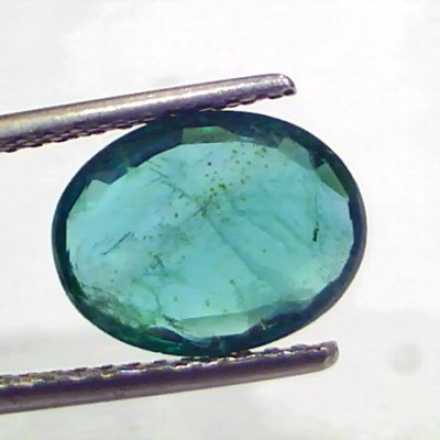 3.43 Ct GII Certified Untreated Natural Zambian Emerald Gems AAA
