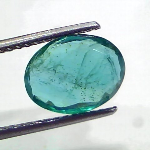 3.43 Ct GII Certified Untreated Natural Zambian Emerald Gems AAA