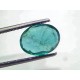 3.43 Ct GII Certified Untreated Natural Zambian Emerald Gems AAA