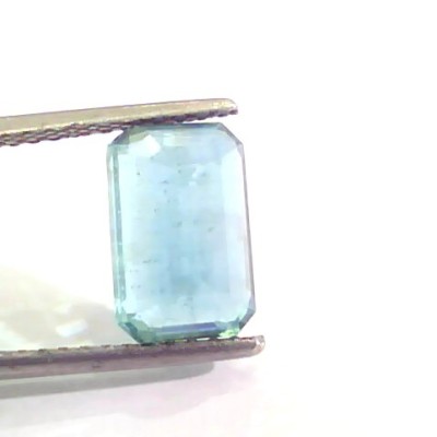 3.44 Ct Untreated Natural Zambian Emerald Gemstone Panna AAAAA