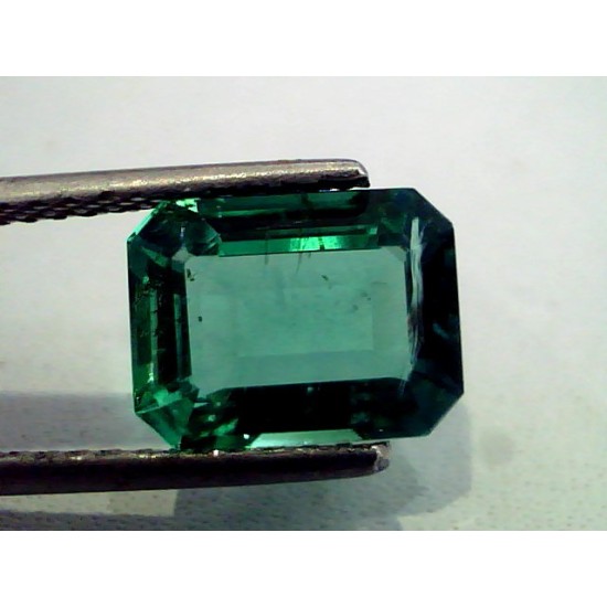 3.45 Ct Untreated Premium Glass Clean Natural Zambian Emerald AA