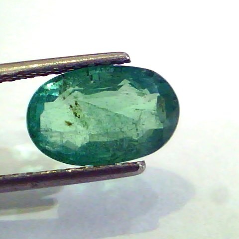 3.46 Ct Untreated Natural Zambian Emerald Gemstone Panna stone