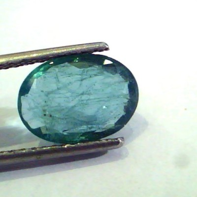 3.48 Ct Untreated Natural Zambian Emerald Gemstone Panna stone