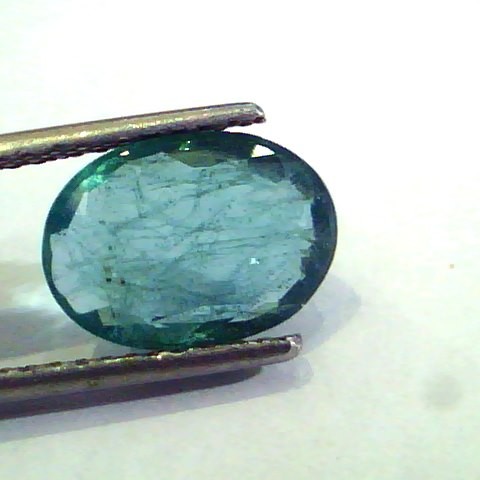 3.48 Ct Untreated Natural Zambian Emerald Gemstone Panna stone